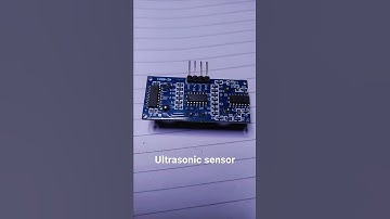 HCSR04 ultrasonic sensor