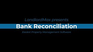 Bank Reconciliation