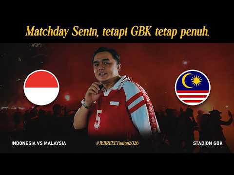 BIRU4D x hebatbet - MATCHDAY SENIN, TAPI GBK TETAP DIPENUHI 56.000 SUPPORTER TIMNAS INDONESIA! 🔥IND vs MAS