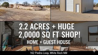 000 square foot shop. You have to see 162 piedra loop video tour
