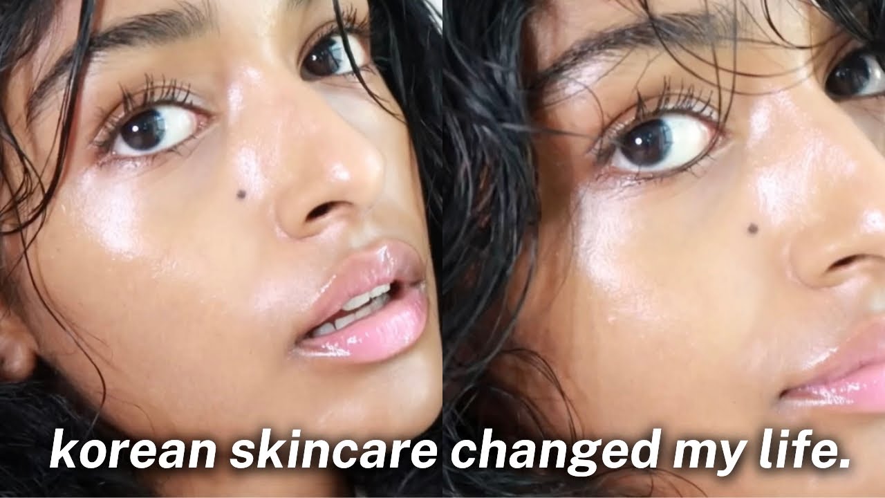 KOREAN SKINCARE ROUTINE | the secret to glazed, glass, supermodel skin! (melanin friendly)