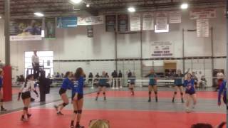Serve City 17 Smack back row attack for kill