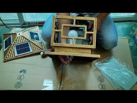 Video Hướng dẫn lắp đèn trụ cổng năng lượng mặt trời đơn... - youtube