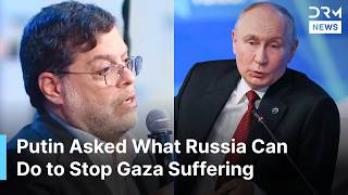 Iranian Journalist Asks Putin What Russia Can Do to End Gaza War, Saving Palestinian Children | AC1N