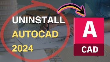 How to uninstall AutoCAD 2024 ??