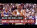 Throwback NBA ECR1 2000. Indiana Pacers vs Milwaukee Bucks Game 5 Highlights HD. Miller 41 pts