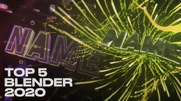 BEST Top 5 Blender Intro Template 2020 FREE DOWNLOAD + Tutorial