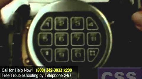 LG66E Audit Electronic Safe Keypad with eKey - Using User 1 Code to Remove Time Delay