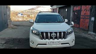 toyota land cruiser prado 150 2013 - 2017. LUX ХАНТЕР L45-B - багажник на рейлинги