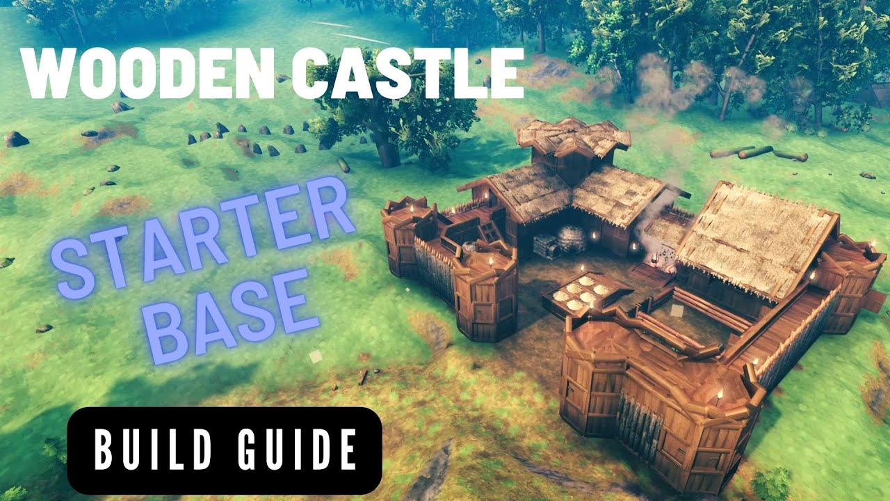 Valheim: Wooden Castle Starter Base (Build Guide No Mods) Recommended ...