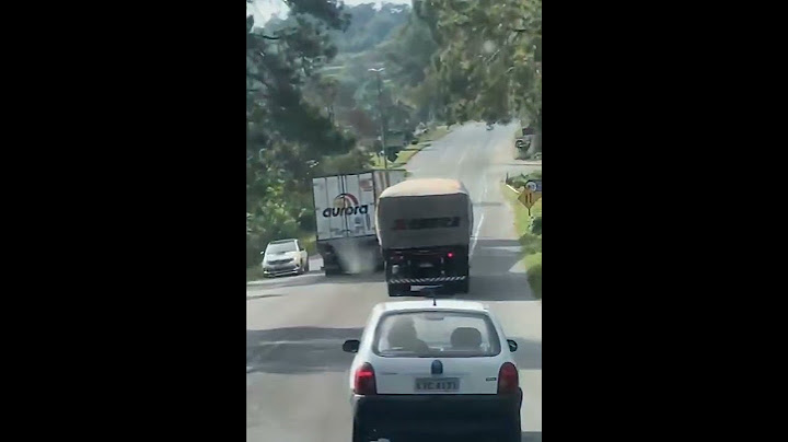 Caminhão de empresa é flagrado realizando ultrapassagem perigosa na BR-470, no Vale do Itajaí
