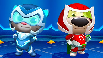 Talking Tom Hero Dash - SUPER TOM VS SUPER BEN - HD GAMEPLAY