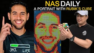 NAS DAILY PORTRAIT WITH RUBIK’S CUBE | @NasDaily  | MY aLTeR eGo