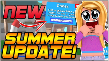 THE SURPRISE SUMMER MINING SIMULATOR UPDATE WITH NEW CODES!