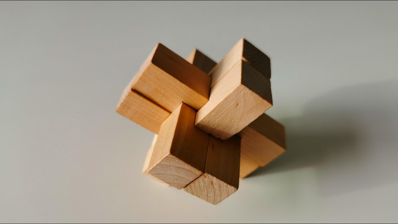 How To Solve 3D Wooden Slide Puzzle Box Brain Teaser 6 Piece Puzzle How To Solve 3D Wooden Slide Puzzle Box Brain Teaser 6 Piece Puzzle