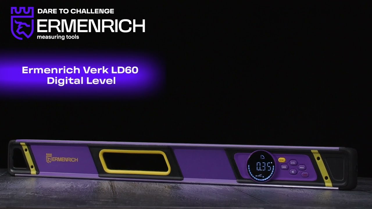 Ermenrich Verk LD60 Digital Level, with laser – Promotional Video