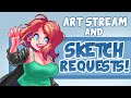 SKETCH REQUESTS! Getting a new Pet~! | Axel Lazuli Draws ft. @MugiMikey