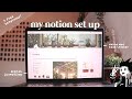 how i stay productive and organized (notion tour + free templates)