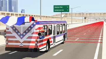 200 Spike Strip Challenge #2 – BeamNG Drive Crash Testing | CrashBoomPunk