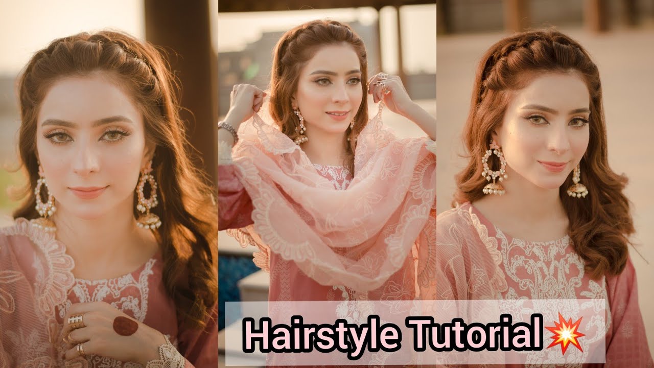 Make These Four Hairstyles on Salwar Suits