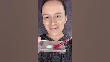 Зачем нужна зелёная база для лица😉
