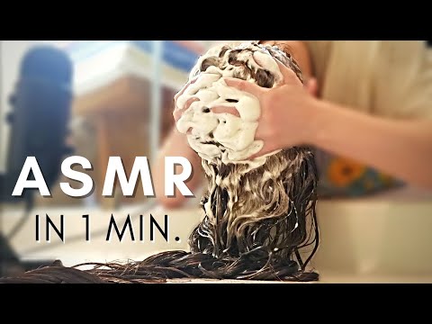 ASMR My Long Hair Shower Routine in 1 Minute | Best Shampoo, Scalp Massage, Wet Washing Triggers - ASMR My Long Hair Shower Routine in 1 Minute | Best Shampoo, Scalp Massage, Wet Washing Triggers