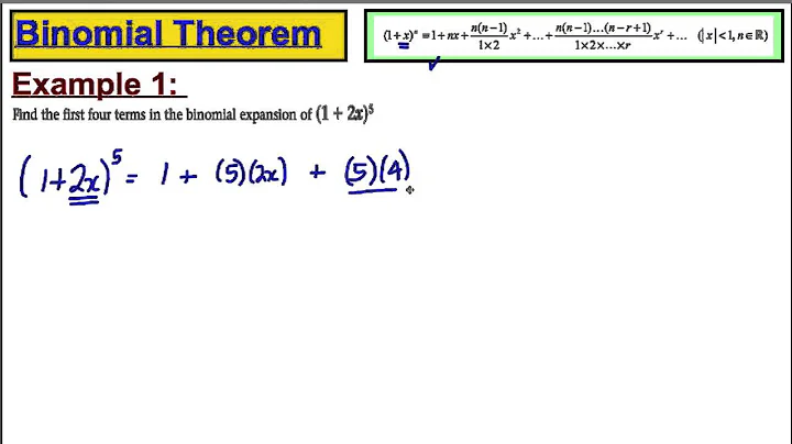 Core 4 Maths A-Level Edexcel - Binomial Theorem (1)