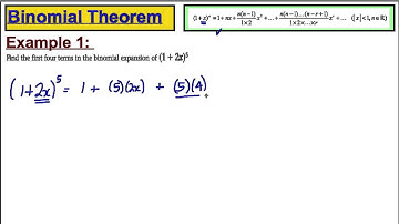 Core 4 Maths A-Level Edexcel - Binomial Theorem (1)