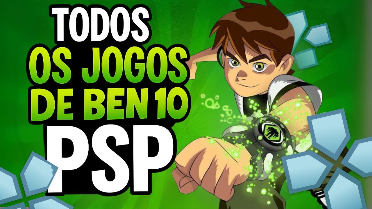 TODOS OS MELHORES JOGOS DE BEN 10 PARA PSP/PPSSPP E ANDROID - YouTube