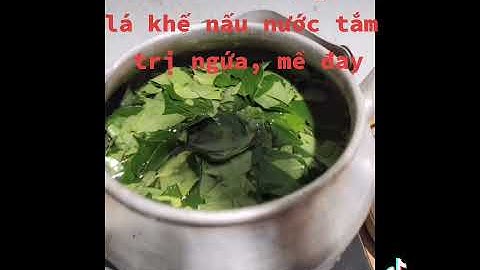 bài thuốc dân gian trị mề đay dị ứng