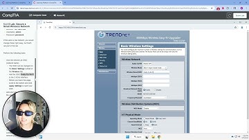 CompTIA TestOut Lab 5.4.13 - Secure a Small Wireless Network