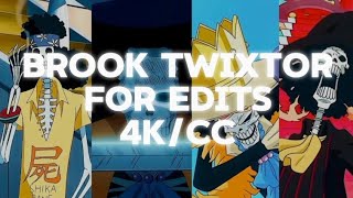 Brook 💀 Twixtor 4K+CC [One Piece]