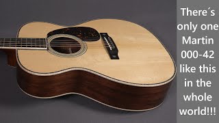 Martin 000-42 Modern Deluxe Custom Madagaskar/Adirondack VTS