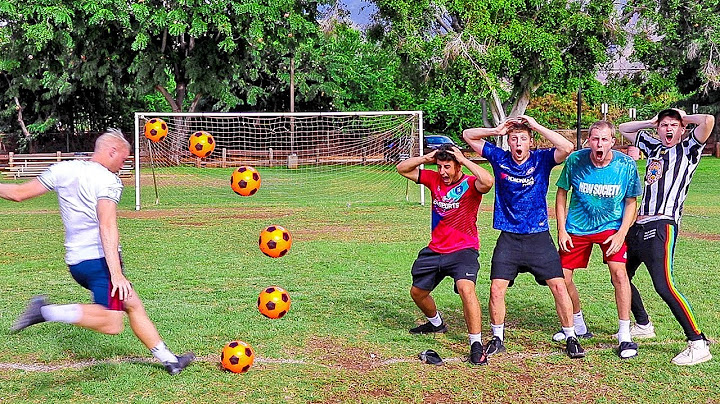 FOOTBALL CHALLENGE Ft. W2S, WillNE, CALFREEZY, ANESONGIB!! WORLD'S MOST AMAZING FOOTBALL PITCHES #3