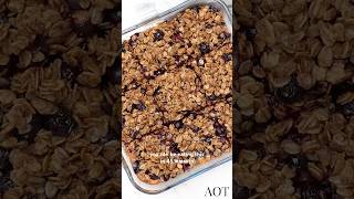 Blueberry Oat Squares | Sweet, Buttery & Delicious