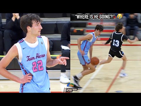 THIS KID PLAYS LIKE DIRK NOWITZKI!! 6'8 Milan Momcilovic WENT OFF at the NY2LA Swish N' Dish!