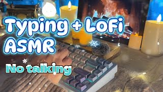 The most POPULAR Keyboard | Rainy 75 Full STEREO ASMR  ⌨️ LoFi Music & Typing Sounds (no talking) ❄️ screenshot 1