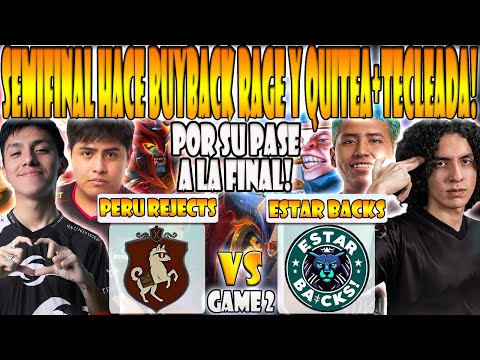 PERU REJECTS vs ESTAR BACKS BO3[GAME 2]PARKER, DARKMAGO VS ALONE, DAAD-CCT SEASON 2:SA SERIES 1-DOTA