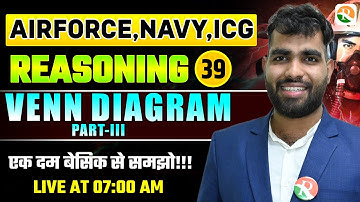 VIRAT Batch 2.0 / Venn Diagram # 03 / Reasoning for Airforce, ICG / Airforce Reasoning classes