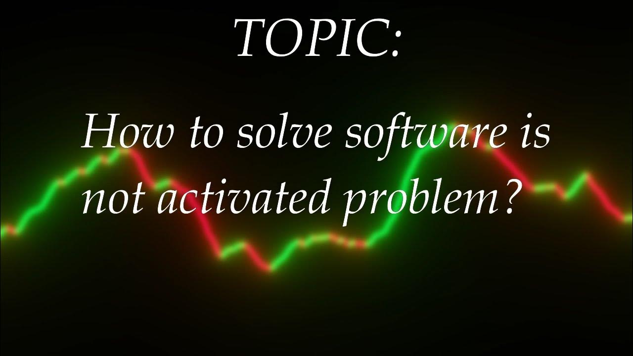 KeyStocks Software Not Activated Problem!!!Solution!! YouTube