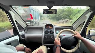 Relax Driving | Country Side | ASMR l Lofi Music | Empty Road  4K | TATA NANO