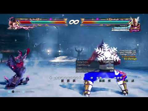 Heihachi Counterhit CD+4,4,4,N,4 54 Damage Staple Combo and Noteworthy Drop Version 5 Tekken 7