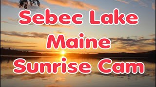 Sebec Lake, Maine    Sunrise view
