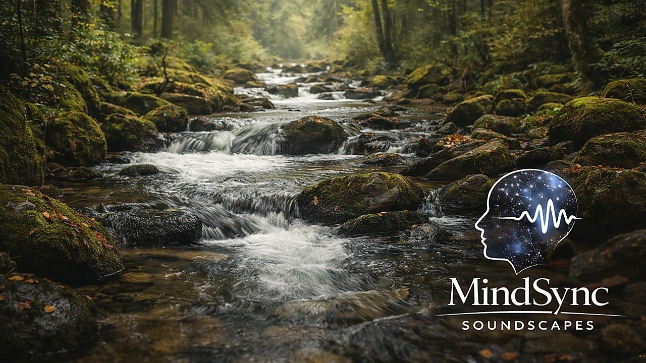 Forest River Sounds (4 Hours) – Flowing Stream for Sleep, Focus & Relaxation