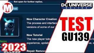DCUO Test GU139 Character Creation Tutorial and More!!
