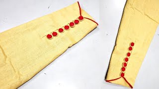 Latest Sleeves design with Button 