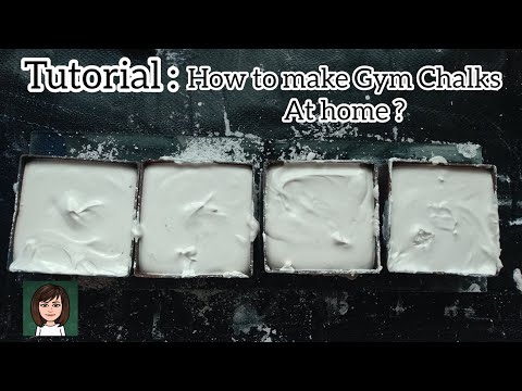 TUTORIAL:  HOW TO MAKE YOUR OWN GYM CHALK BLOCKS AT HOME ?
