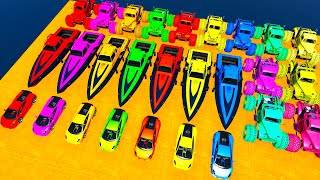 GTA V Epic New Stunt Race For Car Racing Challenge by Trevor and Shark #88888