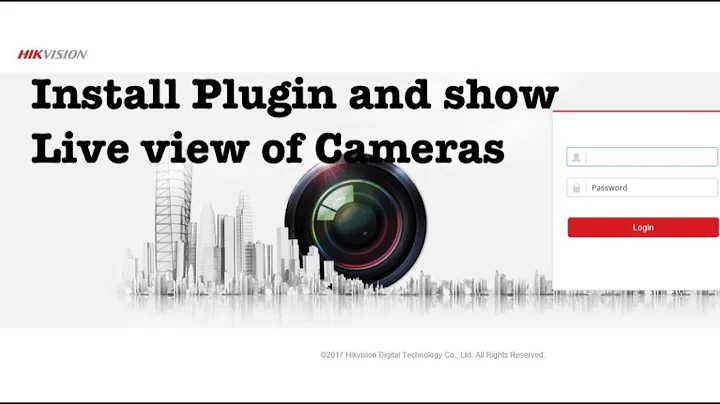 HikVision Plugin install and see live view of your cameras