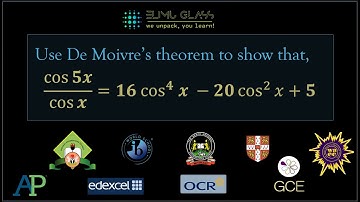 Problems 03 | Complex Numbers   De Moivre